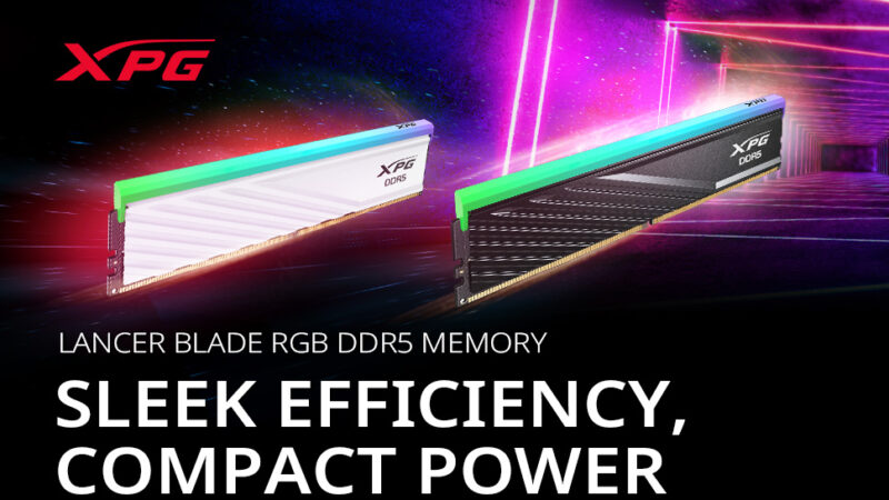 XPG lansează memoriile LANCER BLADE DDR5 cu radiator cu  profil redus și un raport preț-performanță ridicat