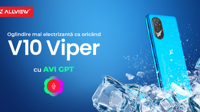 Allview lansează noul Viper V10 compatibil cu AVI GPT, aducând tehnologia NFC și comunicarea inteligentă într-un dispozitiv accesibil